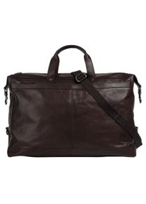 Bodenschatz Reisetasche, braun, Leder, unifarben, leicht glänzend, Taschen, echt Leder