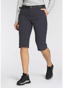 Maier Sports Damen Caprihose, blau, sportlich, Gr. 54, Obermaterial: 90% Polyamid, 10% Elasthan, Hosen, 4-Wege-Stretch, auch in großen Größen
