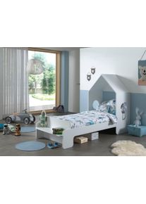 Kinderbett Vipack, B:93,6cm H:147,6cm L:229,5cm, weiß, Betten, "Casami", Hausbett