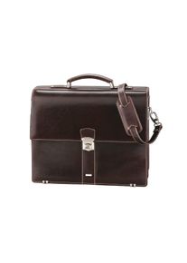 Alassio Herren Aktentasche "Monaco", braun, Leder, Taschen, aus Leder