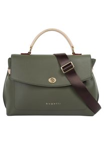 Bugatti Damen Umhängetasche "ELLA", grün, Kunstfaser, unifarben, Taschen