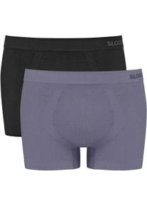 Sloggi Herren Boxer "men GO Smooth Short C2P", Gr. XL, schwarz, Single Jersey, Obermaterial: 72% Baumwolle, 21% Polyamid, 7% Elasthan, Unterhosen,
