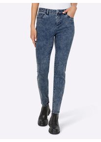 Heine Damen Bequeme Jeans, blau, Gr. 36, unifarben, 95% Baumwolle, 3% Polyester, 2% Elasthan, Jeans