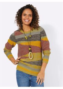 Casual Looks Damen Strickpullover "Pullover", bunt, Gr. 38, gemustert, mehrfarbig, 58% Polyacryl, 42% Baumwolle, Pullover