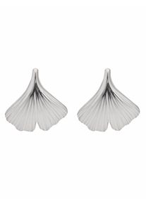 Adelia´s ADELIA ́S Damen Paar Ohrhänger "1 Paar 925 Silber Ohrringe / Ohrstecker Ginkoblatt", Damen, Silber 925 (Sterlingsilber), silber, Silber 925