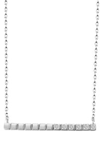 Firetti Damen Kette mit Anhänger "Schmuck Geschenk Silber 925 Halsschmuck Halskette Ankerkette Stab", Silber 925 (Sterlingsilber), L: 45cm B: 1,2mm,