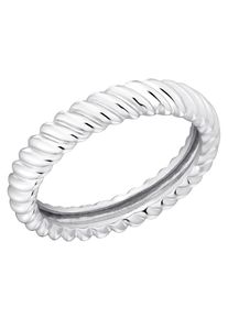 Amor Damen Fingerring "Twisted Elegant", 50, Silber 925 (Sterlingsilber), 4mm, silber, Silber 925 (Sterlingsilber), Fingerringe
