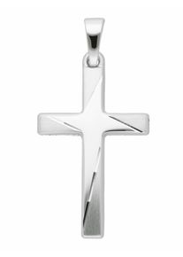 Adelia´s ADELIA ́S Damen Ketten-Anhänger "333 Weißgold Kreuz Anhänger", Damen, Weißgold 333, silber, Weißgold 333, Schmuckanhänger, Goldschmuck für Damen &