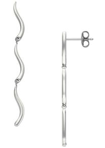 Skagen Damen Paar Ohrstecker "KARIANA ESSENTIAL WAVES, SKJ1784710, SKJ1785791, SKJ1792040", Edelstahl, silber, Edelstahl, Ohrringe