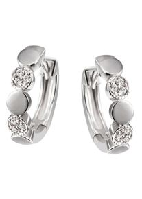 Firetti Damen Paar Creolen "Schmuck Geschenk Silber 925 Kreise", Silber 925 (Sterlingsilber), silber, Silber 925 (Sterlingsilber), Ohrringe, mit