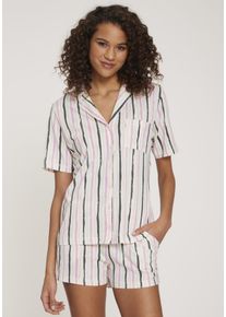 Vivance Dreams Damen Shorty, Gr. 32, bunt, Single Jersey, Obermaterial: 50% Baumwolle, 50% Viskose, Homewear-Sets, mit Aquarell-Muster
