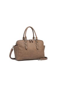 Damen Schultertasche "Boho", Collezione Alessandro, braun, Polyurethan (PU), Taschen, mit 2 Seitenfächern