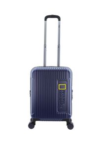 Koffer "Canyon", National Geographic, blau, Polyester, Koffer, mit praktischen Tragegriffen