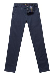 BOSS Orange Herren Chinohose "Chino_slim", blau, casual, Gr. 34, unifarben, Web, Obermaterial: 97% Baumwolle, 3% Elasthan, Hosen, mit Gesäßtaschen