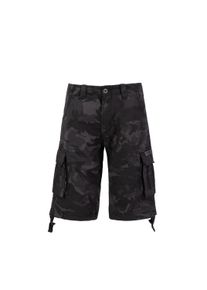 Herren Shorts "Alpha Industries Men - Shorts Jet Short Camo", schwarz, Gr. 33, Alpha Industries, Obermaterial: 100% Baumwolle, Futter: 100%