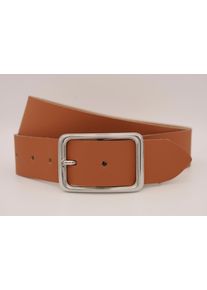AnnaMatoni Damen Ledergürtel, braun, casual, Gr. 100, unifarben, Rindsleder, Gürtel, mit silberner Schließe