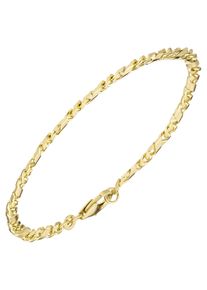 Jobo Damen Goldarmband, Gelbgold 333, gold, Gelbgold 333, Armbänder, 333 Gold massiv 19 cm