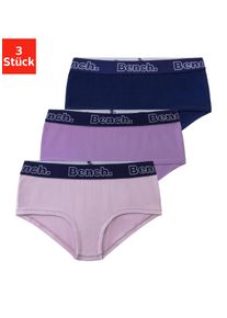 Bench. Kinder Panty, Gr. 122, bunt, Jersey, Obermaterial: 92% Baumwolle, 8% Elasthan (LYCRA), unifarben, Unterhosen, mit kontrastfarbigem Webbund