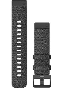 Garmin Wechselarmband "QuickFit 20", 20mm, Garmin fēnix, schwarz, Nylon, Uhrenarmbänder
