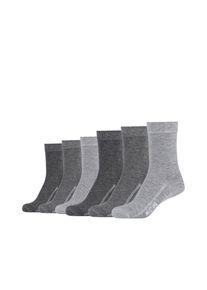 Mustang Damen Socken "Socken 6er Pack", Gr. 39, grau, 55% Baumwolle 41% Polyester 2% Polyamid 2% Elasthan, Socken