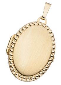 Jobo Damen Medallion-Anhänger "Anhänger Medaillon oval", Gelbgold 333, gold, Gelbgold 333, Schmuckanhänger, 333 Gold