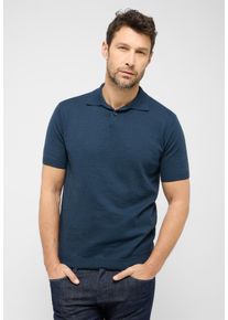 Eterna Herren Strickpullover, blau, casual, Gr. S, 70% cotton, 30% Leinen, Pullover