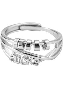 Firetti Damen Fingerring "Schmuck Geschenk Silber 925 Damenring Silberring Antistress", 3,50 g, Silber 925 (Sterlingsilber), 3mm, silber, Silber 925
