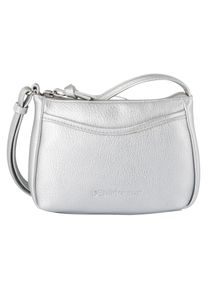 Damen Umhängetasche "Cilia", Tom Tailor Denim, silber, Polyurethan, Polyurethan (PU), clean, gepflegt, unifarben, Taschen, lässige Handtasche für die