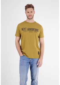 Lerros Herren T-Shirt "Lerros T-Shirt *Next Adventure*", braun, Gr. S, 100% Baumwolle, Shirts
