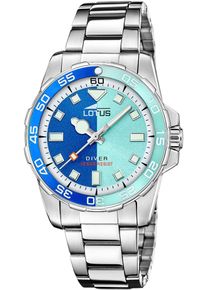 Lotus Damen Quarzuhr, silber, Armbanduhren, Armbanduhr, Damenuhr, Edelstahlarmband, bis 10 bar wasserdicht