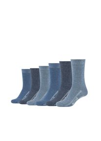 Mustang Damen Socken "Socken 6er Pack", Gr. 35, grau, 55% Baumwolle 41% Polyester 2% Polyamid 2% Elasthan, Socken