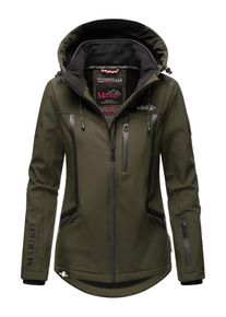Marikoo Damen Softshelljacke "Mount-Cho-Oyu", grün, Gr. XS, Obermaterial: 95% Polyester, 5% Elasthan, Futter: 100% Polyester, Ärmelfutter: 100%