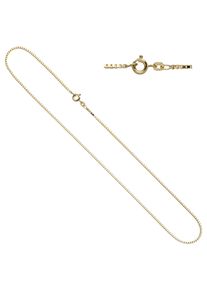 Jobo Damen Goldkette, Gelbgold 585, L: 50cm, gelb, Gelbgold 585, Halsketten, Venezianerkette 585 Gold 50 cm 1,0 mm