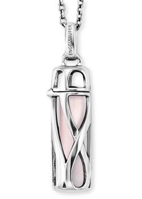 Engelsrufer Damen Kette mit Anhänger "POWERFUL STONE ROSENQUARZ, ERN-HEAL-RQ-S", S, Silber 925 (Sterlingsilber), L: 50cm, bunt, Silber 925