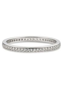 Bruno Banani Damen Fingerring "Schmuck Geschenk Silber 925 Damenring Memoire Eternity", 56, Silber 925 (Sterlingsilber), 2,1mm, silber, Silber 925