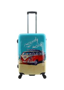 Volkswagen Koffer "Ready To Ride", bunt, bedruckt, casual, Koffer, aus 600D rPet ABS-Material