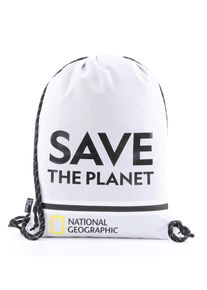 Kulturbeutel "Saturn", National Geographic, weiß, Kunstfaser, Taschen, aus recyceltem Polyester