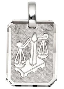 Jobo Damen Sternzeichen-Anhänger "Sternzeichen Waage", Silber 925 (Sterlingsilber), silber, Silber 925 (Sterlingsilber), Schmuckanhänger, 925 Silber