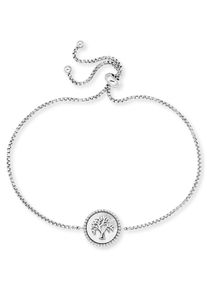 Engelsrufer Damen Armband "Schmuck Geschenk, Lebensbaum, ERB-LILTREE-PE, ERB-LILTREE-PE-G", Silber 925 (Sterlingsilber), beige, Silber 925