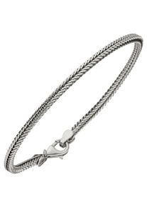 Jobo Damen Silberarmband, Silber 925 (Sterlingsilber), silber, Silber 925 (Sterlingsilber), Armbänder, Fuchsschwanzarmband 925 Silber 19 cm