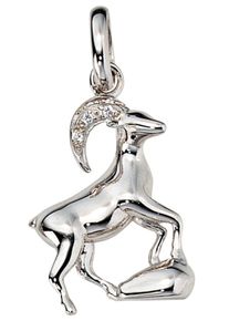 Jobo Damen Sternzeichen-Anhänger "Sternzeichen Steinbock", Silber 925 (Sterlingsilber), silber, Silber 925 (Sterlingsilber), Schmuckanhänger, 925