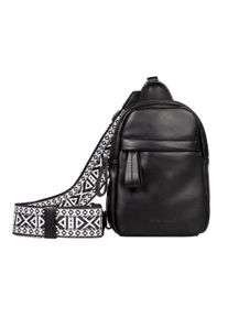 Tom Tailor Rucksack "Palina", schwarz, Polyurethane, feminin, Rucksäcke, aus weichem Lederimitat mit effektvollem Schulterriemen