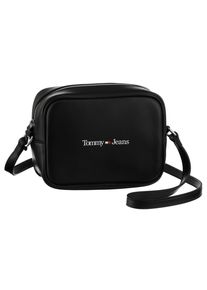 Tommy Jeans Damen Mini Bag "CAMERA BAG", schwarz, Lederimitat, Taschen, Handtasche Damen Tasche Damen Schultertasche