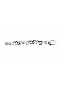 Adelia´s ADELIA ́S Damen Silberkette "925 Silber Singapur Halskette 45 cm Ø 3,5 mm", 45, Silber 925 (Sterlingsilber), silber, Silber 925 (Sterlingsilber),