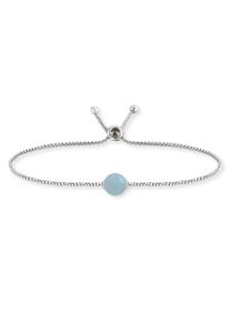 Engelsrufer Damen Silberarmband "POWERFUL STONE BLAUER ACHAT, ERB-LILGEM-BA", Silber 925 (Sterlingsilber), bunt, Silber 925 (Sterlingsilber),