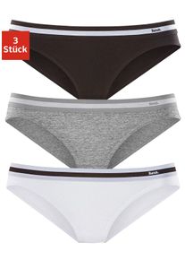 Bench. Kinder Slip, Gr. 122, schwarz-weiß, Jersey, Obermaterial: 90% Baumwolle, 10% Elasthan (LYCRA), unifarben, Unterhosen, mit weichem Webbund