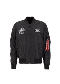 Herren Bomberjacke "Alpha Industries Men - Bomber Jackets MA-1 TT Glow In The Dark", schwarz, Gr. S, Alpha Industries, Obermaterial/Futter: 100%