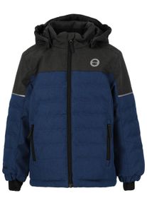 ZIGZAG Kinder Steppjacke "Timbuktu", schwarz, casual, Gr. 116, mehrfarbig, 100% Polyester, Jacken, mit wasser- und winddichter Eigenschaft