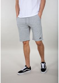 Herren Sweatshorts "Alpha Industries Men - Shorts Basic Short SL", grau, Gr. M, Alpha Industries, Obermaterial: 80% Baumwolle, 20% Polyester, Hosen