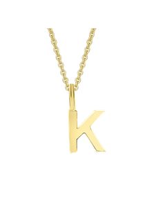 ONE ELEMENT Damen Ketten-Anhänger "Buchstabe K Buchstaben Anhänger aus 333 Gelbgold", K, Gelbgold 333, gold, Gelbgold 333, Schmuckanhänger, Damen